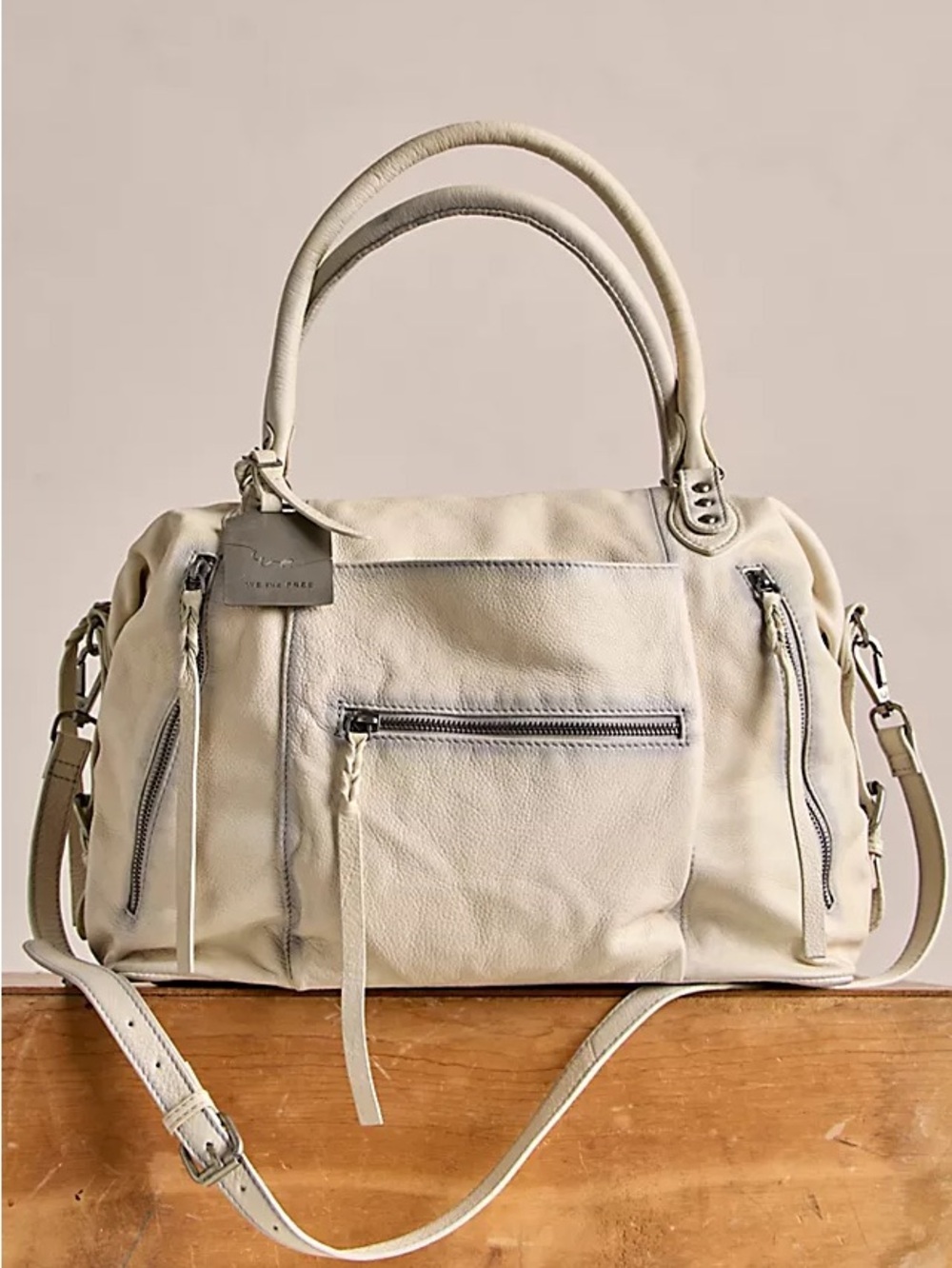 NEW We The Free Emerson Tote Bag IN “Salt”